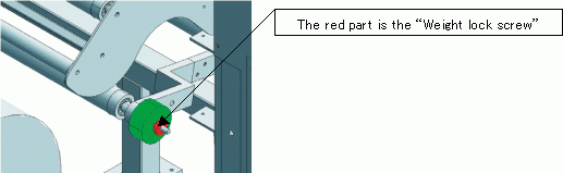 tx400-1800b counter weight lock